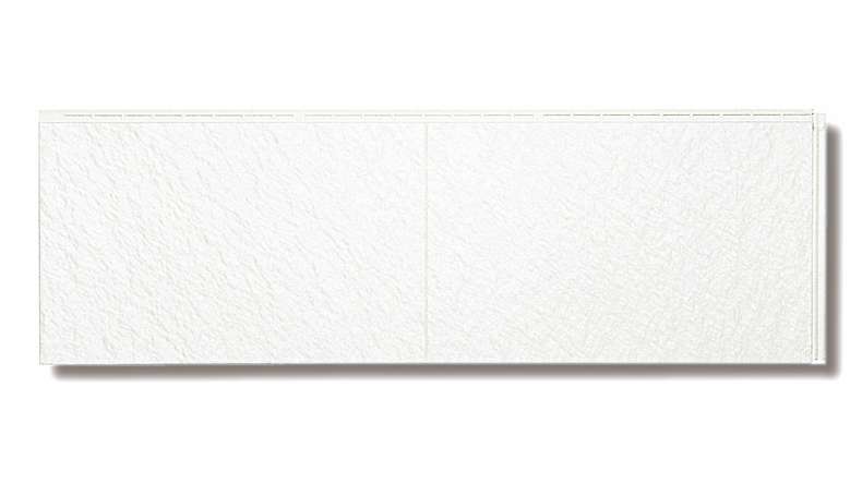 Pannello per facciate Zierer intonaco ottico PS1 - 1115 x 359 mm bianco in GRP