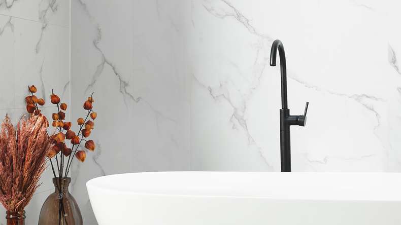 planeo StrongWall - Rivestimento in plastica XL Trapanesi 260 x 90 cm lucido