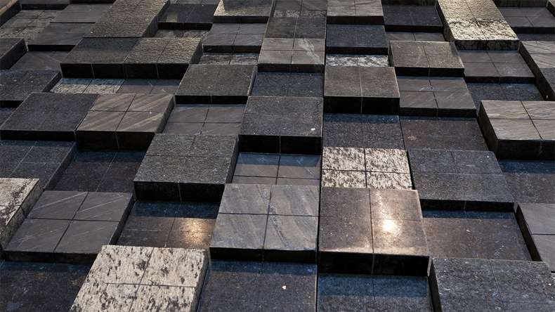 planeo EVOLITH Slate&Stone - Rivestimento in pietra naturale Noctis 1220 x 610 mm