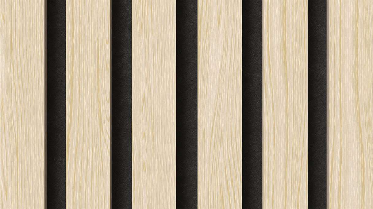 pannelli acustici planeo - rovere bianco 2480 x 600 x 21,5 mm | ignifugo