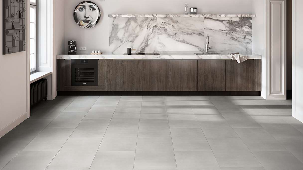 planeo Vinile rigido a incastro - Toparia IXPE XL piastrella ultra opaca | isolamento acustico integrato (MF-0011-IXPE)
