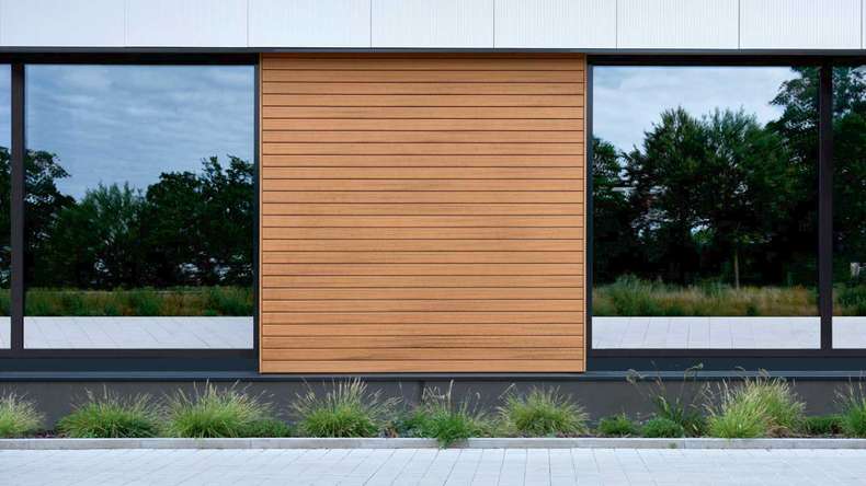planeo Fassado - WPC rombo striscia facciata rivestimento Prime rovere marrone
