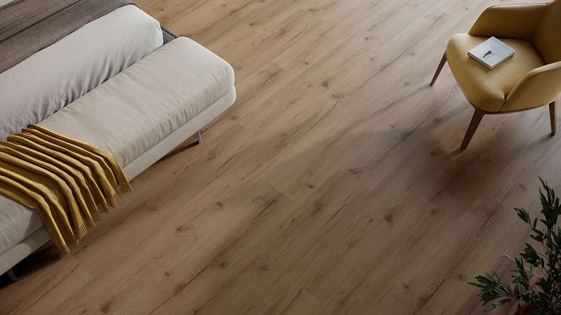 planeo Vinile rigido a incastro - HOMEtec Basic 30 IXPE Earth Oak | Isolamento acustico integrato (RP-E30-4)