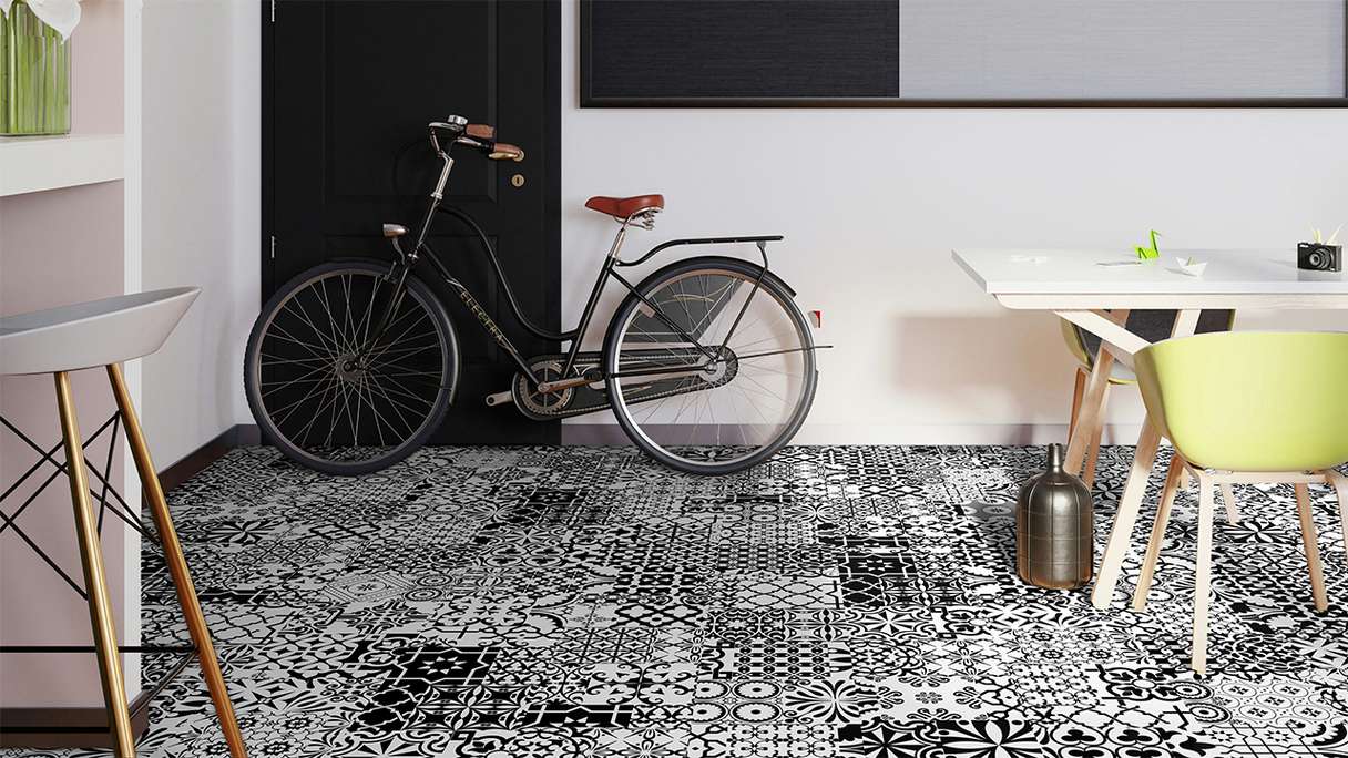 planeo laminato - QUADRAIC Supermatt bianco e nero QUADRAIC