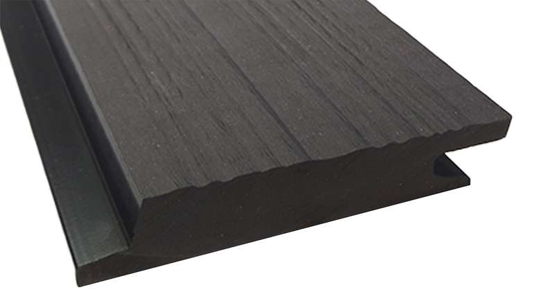 planeo Fassado - Rivestimento di facciata a rombi in WPC antracite