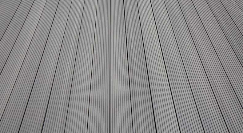 TitanWood set completo 3m struttura a listello cavo scanalato grigio chiaro 16m² incl. alluminio-UK