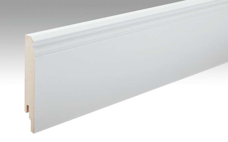 Battiscopa MEISTER Bianco verniciabile DF 2222 - 2380 x 120 x 18 mm (200003-2380-02222)