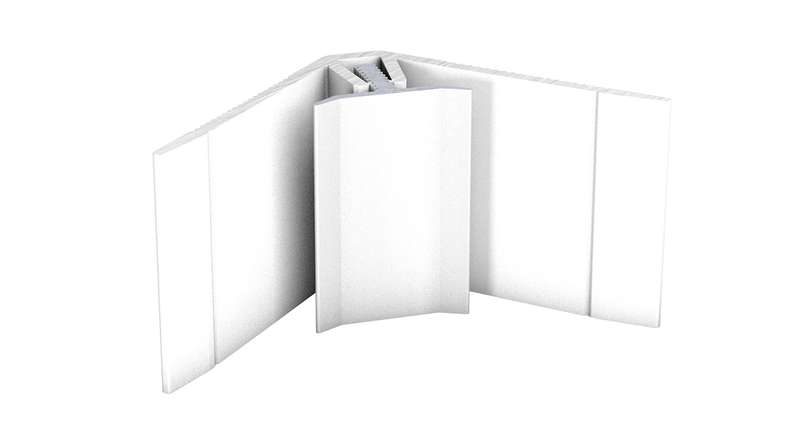sistema di profili a parete planeo angolo interno 269 - 260 cm