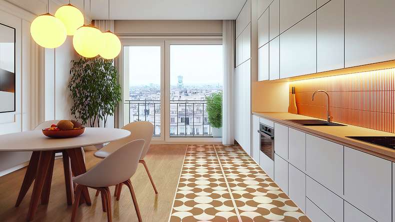 Vinile adesivo Gerflor - Creation 40 Lounge Oak Beige | Goffratura sincronizzata