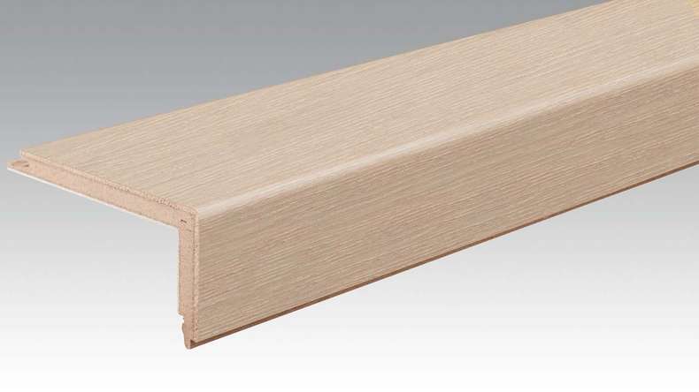 Profilo paragradino MEISTER in parquet profilo a L rovere bianco crema vivo calcinato 9014 (800004-2150-09014)