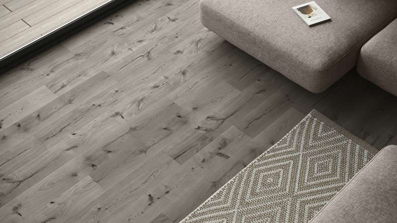 SKAVA Rigido Vinile ad incastro - Home Grey Oak | isolamento acustico integrato (LO-1090)