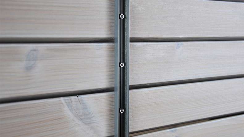 planeo Build Set di montaggio per recinzione privata 24-27 mm anodizzato E6/EV1