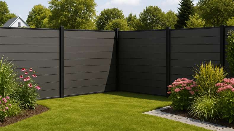 planeo Classic - recinzione a innesto BPC grigio