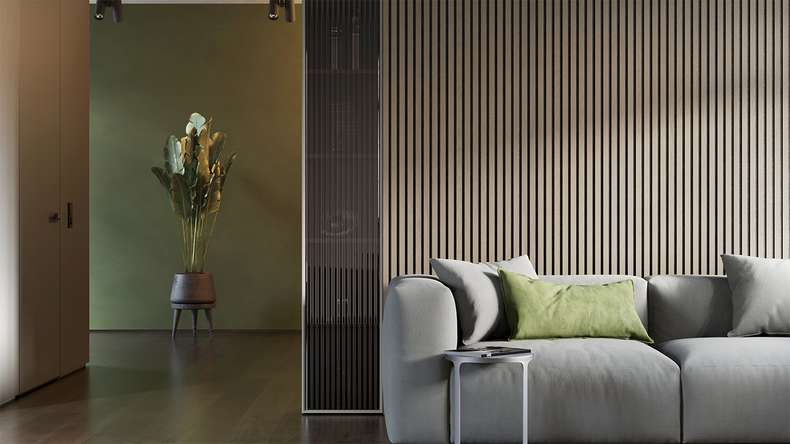 pannelli acustici planeo - rovere chiaro - 2400 x 525 x 18 mm (PU-A-00)