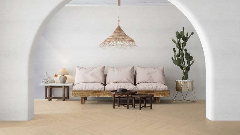 Gerflor Vinile ad incastro - Virtuo 55 Rigid Acoustic HB Blomma Beige | isolamento acustico integrato (39041460)