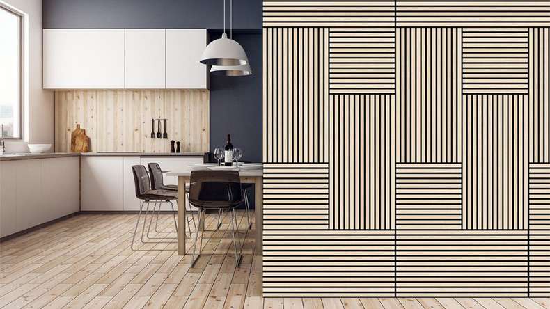 pannello acustico planeo - MixWall Timber Solid Althea Oak 52 x 52 cm | impiallacciato in vero legno MDF (PLMW-10311C)