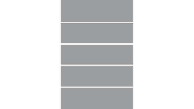 planeo Gardence Flair - Recinzione in vetro verticale strisce di blocco 120 x 180cm