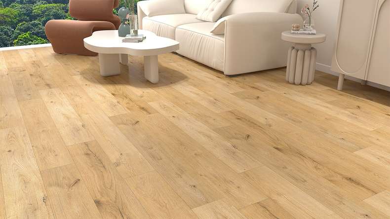 planeo Rigid Click Vinyl - Honey Oak | Isolamento acustico integrato (KRO-1007)