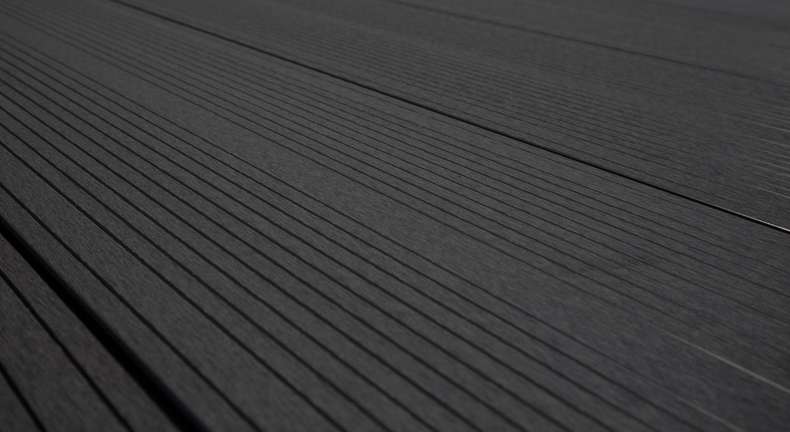 planeo TitanWood - XL hollow composite decking Decking 4m grigio scuro