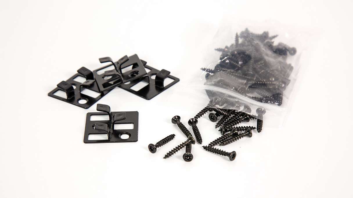 TitanWood set completo 5m struttura a listello cavo scanalato marrone scuro 15,5m² incl. alluminio-UK