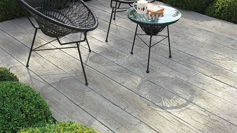 decking massiccio planeo Antica PureBoard - Rovere bianco 3,6 m testurizzato
