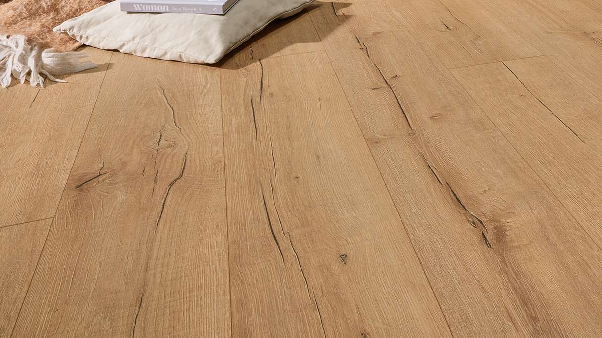 MEISTER Design pavimenti MeisterDesign. next DL 500 S - 07114 Rovere naturale di recupero | Isolamento acustico integrato (400055-2052220-07114)