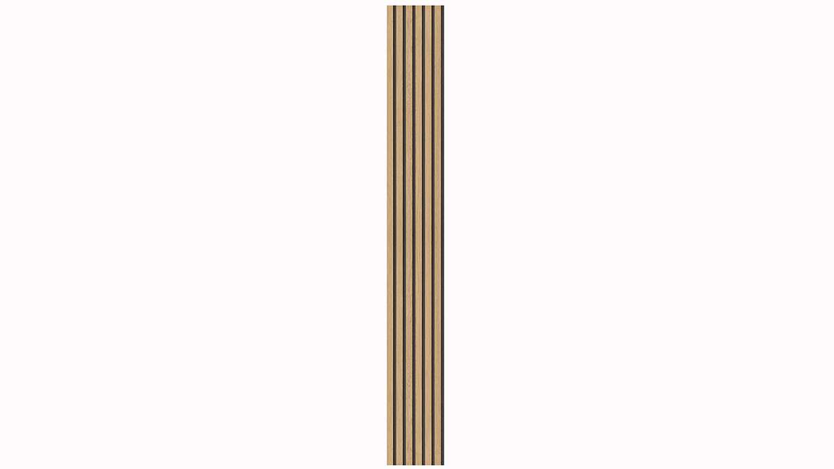Skaben Pannelli acustici SilentWall Comfort Light - rovere marrone chiaro - 250 x 30 cm