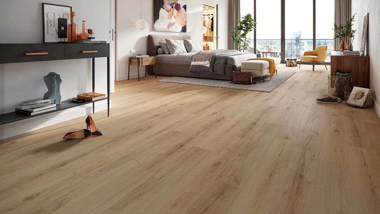 planeo Vinile rigido Klick - HOMEtec Basic 30 IXPE Classic Oak | Isolamento acustico integrato (RP-E30-2)