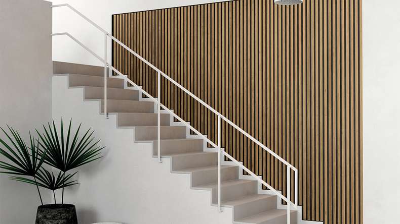 Skaben Pannelli acustici SilentWall Pro - Rovere rustico - 250 x 60 cm