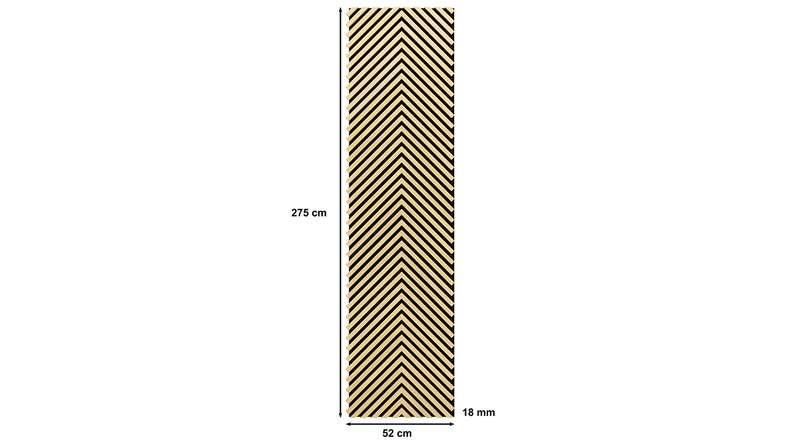 Skaben Pannelli acustici SilentWall - A spina di pesce New Light - 275 x 52 cm