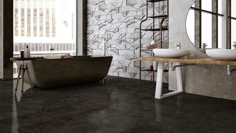 Vinile adesivo Gerflor - Virtuo 30 Glue Down Tavla scuro | Aspetto autentico (39171453)