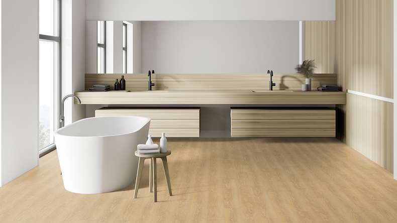 Gerflor Klick Vinyl - Senso Premium Rigid Acoustic Meadow honey | Isolamento acustico integrato (39471540)