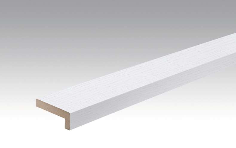 Battiscopa MEISTER Listelli di copertura angolari Classic-White 087 - 2380 x 60 x 22 mm (200028-2380-00087)