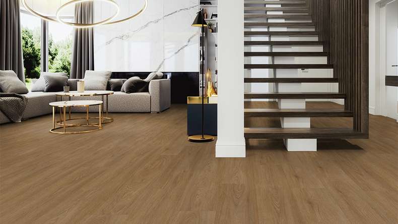 Gerflor Klick Vinyl - Senso Premium Rigid Acoustic Country marrone | Isolamento acustico integrato (40441627)
