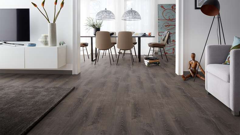 Vinile a incastro Skaben - ProfiKlick grigio rovere fumé | goffratura sincrona (SP-6200195)