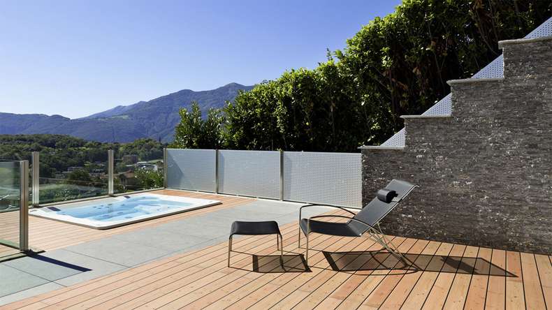 Decking in legno TerraWood - abete Douglas canadese - liscio su entrambi i lati