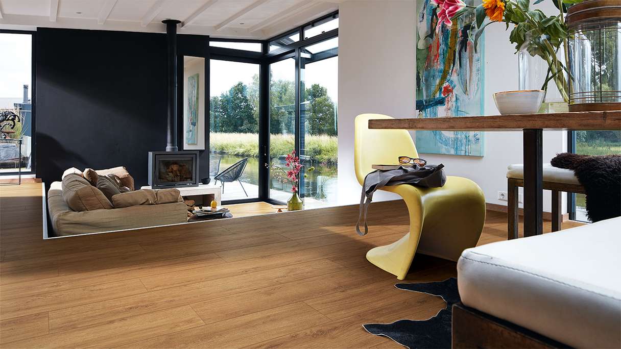 MEISTER Design pavimenti MeisterDesign. next DD 500 S - 06999 Golden Oak | Isolamento acustico Impact integrato (400054-1287220-06999)