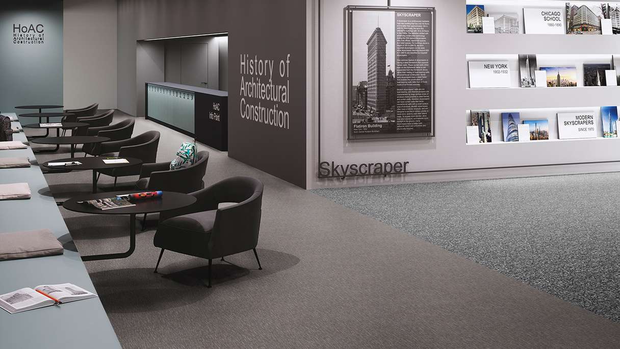 Pavimento industriale Gerflor - Creation 70 Connect Gentleman Taupe (36900089)