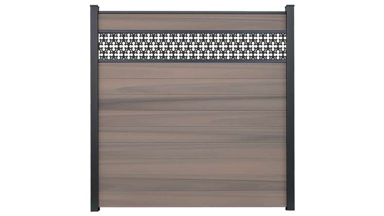 planeo Gardence Strong - recinzione a innesto BPC Oriental Bi-Color co-ex 180 x 180 cm