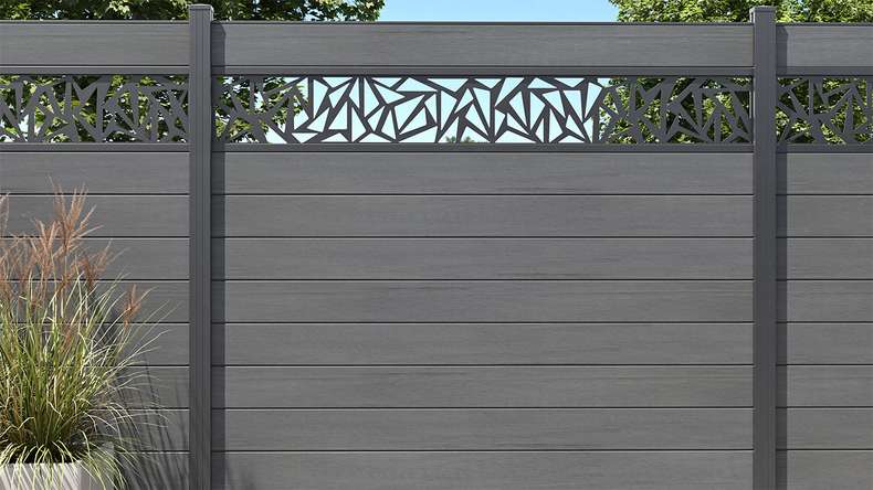 planeo Gardence - Inserto di design Triangle 179,5x25,5x0,15 cm