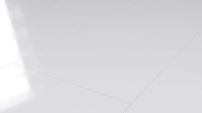 planeo Vinile ad incastro - Rigid Giunto a V bianco lucido | Made in Germany (100P3005)