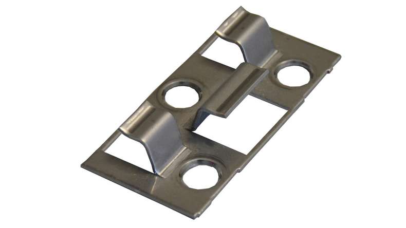 planeo clip per terrazza in acciaio inossidabile circa 5 mm di snodo - 25 pz.