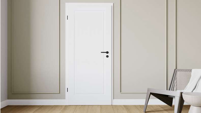 porta interna di design planeo PUREA Essence 1 laccato bianco 9003 design edge | laccato - 1985 x 610|735|860|985 mm