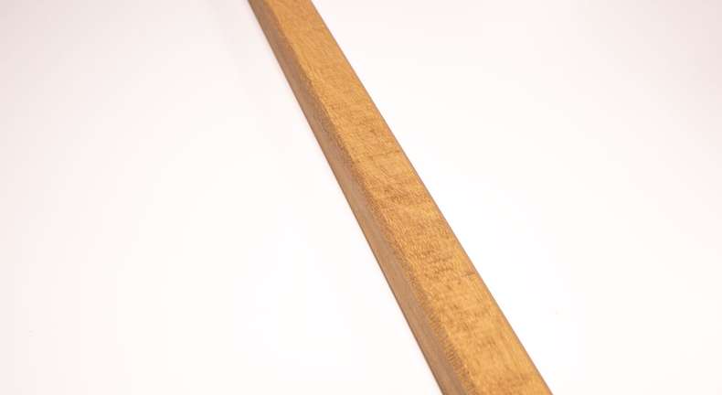 planeo WoodWall - Striscia di legno marrone dorato - 2,4m