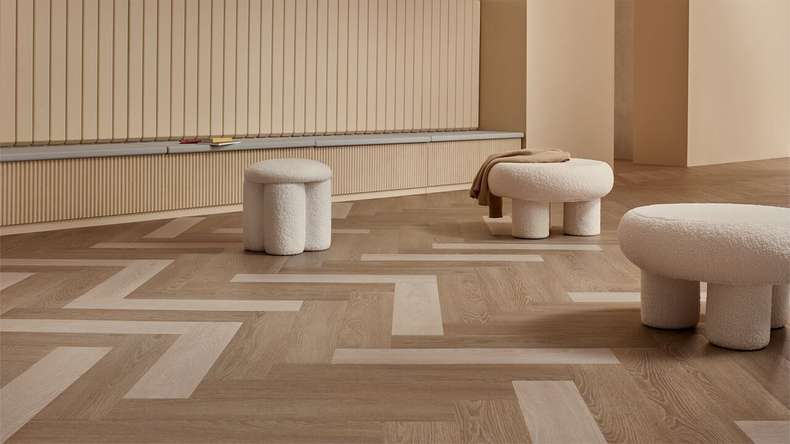 Vinile adesivo Forbo Allura Wood 70 - Legno biondo 750 x 150 mm (63712DR7)