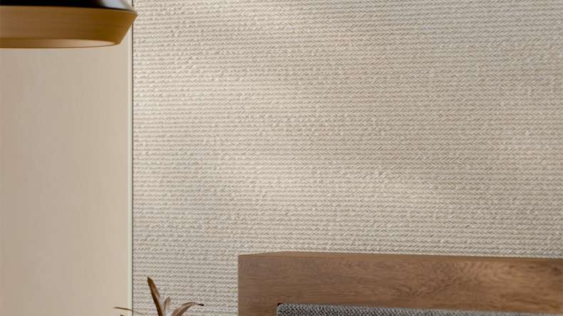 rivestimento planeo SPC - CeraRock Tile Stripes Tweed Sand 120 x 60 cm