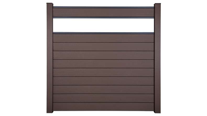 planeo Gardence Strong - recinzione a innesto BPC Glass Satin Terra 180 x 180 cm