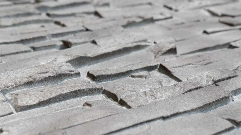 pannello di facciata planeo effetto pietra - NoviStone Basalt 1054 x 334 mm