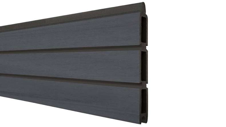 planeo Gardence Trendy - Recinzione in BPC rombo Grigio pietra coex 180 x 180 cm