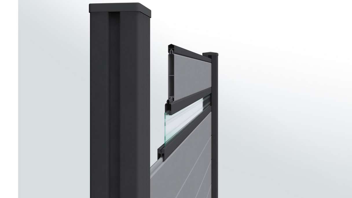 planeo Gardence Metallic - Pali in alluminio